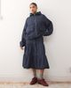 Reclaimed Vintage Reclaimed Vintage hooded zip up jacket in indigo denim-Blue - 2
