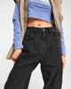 Reclaimed Vintage Reclaimed Vintage Inspired '83 unisex relaxed jean in washed black - 3