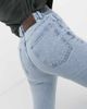 Reclaimed Vintage Reclaimed Vintage Inspired '86 super wide flare jean in light stone wash-Blue - 3