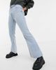 Reclaimed Vintage Reclaimed Vintage Inspired '86 super wide flare jean in light stone wash-Blue - 4