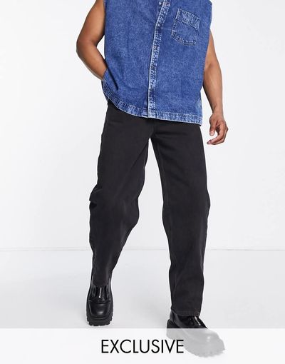 Reclaimed Vintage Reclaimed Vintage Inspired 90's baggy jean in washed black