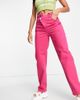 Reclaimed Vintage Reclaimed Vintage Inspired 90s dad jeans with stepped waistband in pink - 1