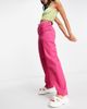 Reclaimed Vintage Reclaimed Vintage Inspired 90s dad jeans with stepped waistband in pink - 4