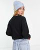 Reclaimed Vintage Reclaimed Vintage Inspired long sleeve T-shirt with pink flame RV logo-Black - 4