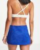 Reclaimed Vintage Reclaimed Vintage Inspired low rise mini faux suede skirt in blue-Purple - 2
