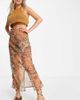 Reclaimed Vintage Reclaimed Vintage Inspired midi skirt in leopard print-Multi - 1