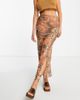Reclaimed Vintage Reclaimed Vintage Inspired midi skirt in leopard print-Multi - 4
