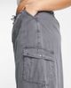 Reclaimed Vintage Reclaimed Vintage Inspired Plus cargo skirt-Gray - 3