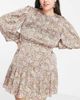 Reclaimed Vintage Reclaimed Vintage inspired Plus mini tea dress in floral print-Multi - 1