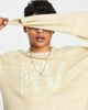 Reclaimed Vintage Reclaimed Vintage inspired unisex sweater with daisy embroidery in beige-Neutral - 4