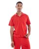 Reclaimed Vintage Reclaimed Vintage jersey shirt with rodeo back print in red - 2