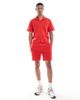 Reclaimed Vintage Reclaimed Vintage jersey shirt with rodeo back print in red - 3