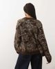Reclaimed Vintage Reclaimed Vintage knit boxy cardigan with tapestry print in chocolate brown - 4