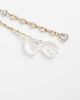 Reclaimed Vintage Reclaimed Vintage lariat necklace with gem stone details in gold - 4