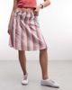 Reclaimed Vintage Reclaimed Vintage laundered striped prairie midi skirt with tie detail-Multi - 2