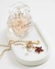 Reclaimed Vintage Reclaimed Vintage layered chain necklace with charm seashell pendant in gold - 2