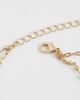 Reclaimed Vintage Reclaimed Vintage layered chain necklace with charm seashell pendant in gold - 4