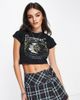 Reclaimed Vintage Reclaimed Vintage licensed Fleetwood Mac baby T-shirt in washed black - 1