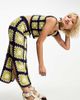 Reclaimed Vintage Reclaimed Vintage limited edition crochet skirt in Navy-Multi - 1