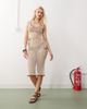 Reclaimed Vintage Reclaimed Vintage Limited Edition hand crochet cut out detail maxi beach dress in cream-White - 1