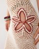Reclaimed Vintage Reclaimed Vintage Limited Edition hand crochet cut out detail maxi beach dress in cream-White - 4
