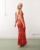 Reclaimed Vintage Reclaimed Vintage Limited Edition maxi dress with tie detail open back in red floral print - 1