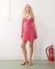 Reclaimed Vintage Reclaimed Vintage Limited Edition mini dress with floral embroidery detail in pink-Yellow - 1