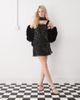 Reclaimed Vintage Reclaimed Vintage Limited Edition mini shift dress with floral embellishment and scarf in black - 3