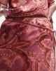 Reclaimed Vintage Reclaimed Vintage Limited Edition satin and chiffon mix skirt with ruffles in pink paisley print-Multi - 4