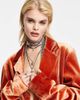 Reclaimed Vintage Reclaimed Vintage Limited Edition unisex velvet suit jacket in rust-Orange - 3