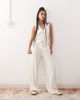 Reclaimed Vintage Reclaimed Vintage linen blend vest in beige-Neutral - 2