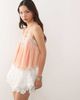 Reclaimed Vintage Reclaimed Vintage lingerie cami top with lace in peach-Orange - 1