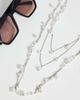 Reclaimed Vintage Reclaimed Vintage long line layered pearl necklace in silver - 2