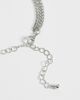 Reclaimed Vintage Reclaimed Vintage long line layered pearl necklace in silver - 3