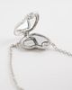 Reclaimed Vintage Reclaimed Vintage longline necklace with heart mirror locket in silver - 3