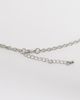 Reclaimed Vintage Reclaimed Vintage longline necklace with heart mirror locket in silver - 4