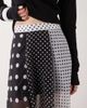 Reclaimed Vintage Reclaimed Vintage maxi sheer skirt in spliced polka dot print-Multi - 4