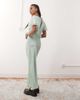 Reclaimed Vintage Reclaimed Vintage maxi tea dress with keyhole and contrast lace in mint green - 2