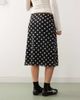 Reclaimed Vintage Reclaimed Vintage mesh midi skirt in black and white polka dot print-Multi - 2