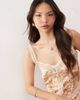 Reclaimed Vintage Reclaimed Vintage midi dress with lace cutouts in floral print-Multi - 3