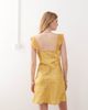 Reclaimed Vintage Reclaimed Vintage mini tea dress with flutter sleeves in yellow floral print - 4