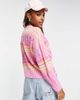 Reclaimed Vintage Reclaimed Vintage mixed cable fair isle sweater-Multi - 2