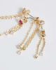 Reclaimed Vintage Reclaimed Vintage multi pack dainty profile hanging earrings in gold - 3