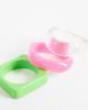 Reclaimed Vintage Reclaimed Vintage neon bangles 3 pack-Multi - 3