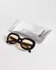 Reclaimed Vintage Reclaimed Vintage oversized circle glasses with tonal brown lens - 3