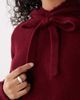 Reclaimed Vintage Reclaimed Vintage oversized knit hoodie in raspberry red - 3