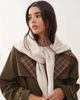 Reclaimed Vintage Reclaimed Vintage oversized triangle scarf in oatmeal-Neutral - 1