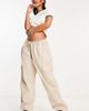 Reclaimed Vintage Reclaimed Vintage parachute cargo pants in stone-Multi - 1