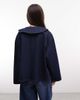 Reclaimed Vintage Reclaimed Vintage peter pan collar denim shirt in indigo-Blue - 4