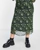 Reclaimed Vintage Reclaimed Vintage Plus mesh midi skirt in grunge green floral print - part of a set - 4